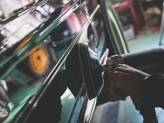 コーティングの施工イメージ写真